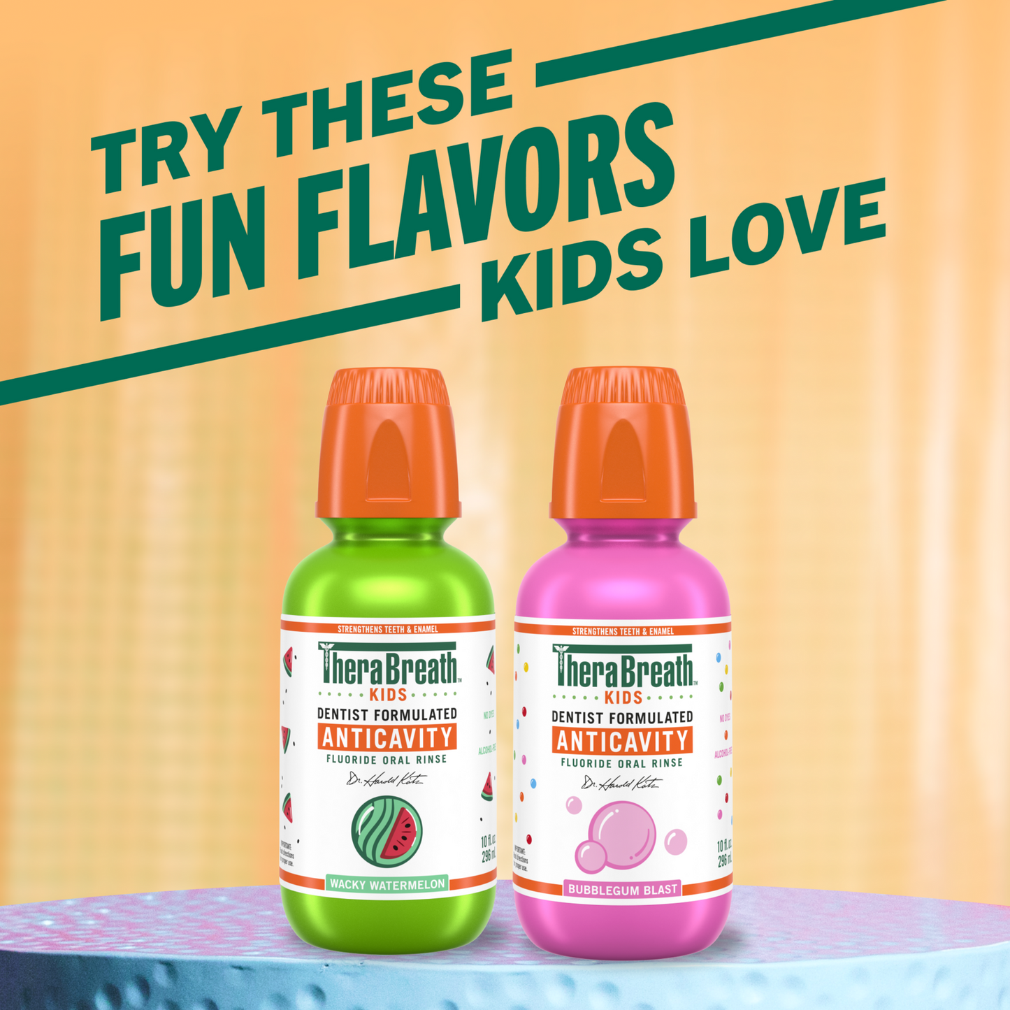 For Kids! Anticavity Oral Rinse - Strawberry Splash