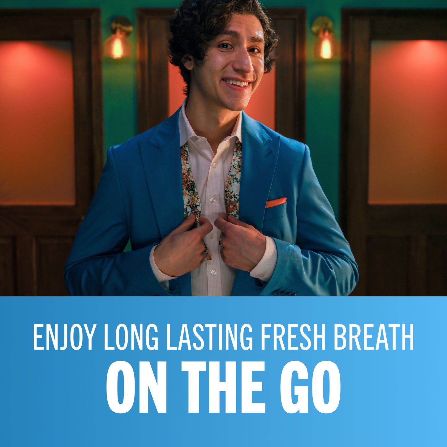 Enjoy long lasting fresh breath on the go.