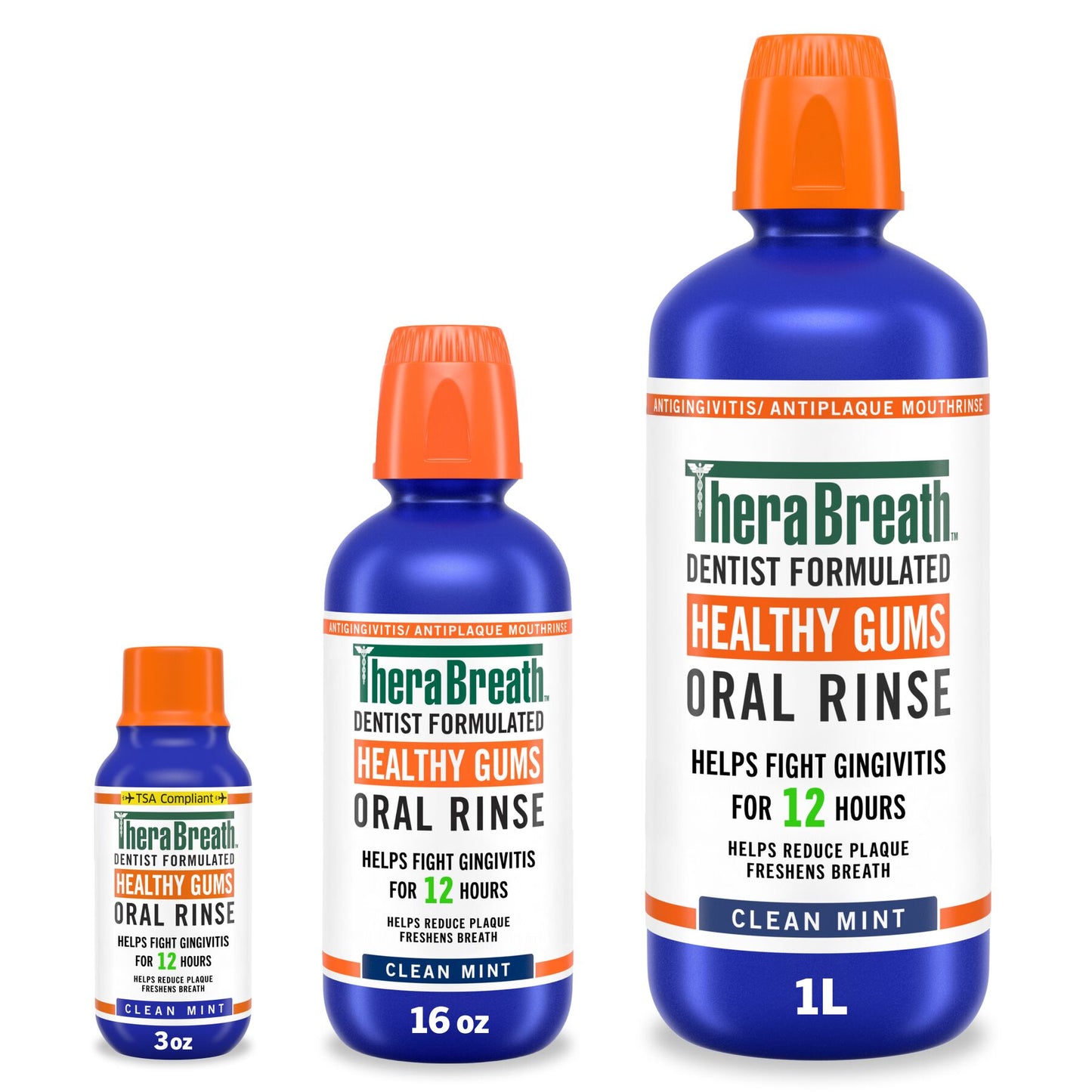 Healthy Gums Oral Rinse w/ Added CPC - Clean Mint