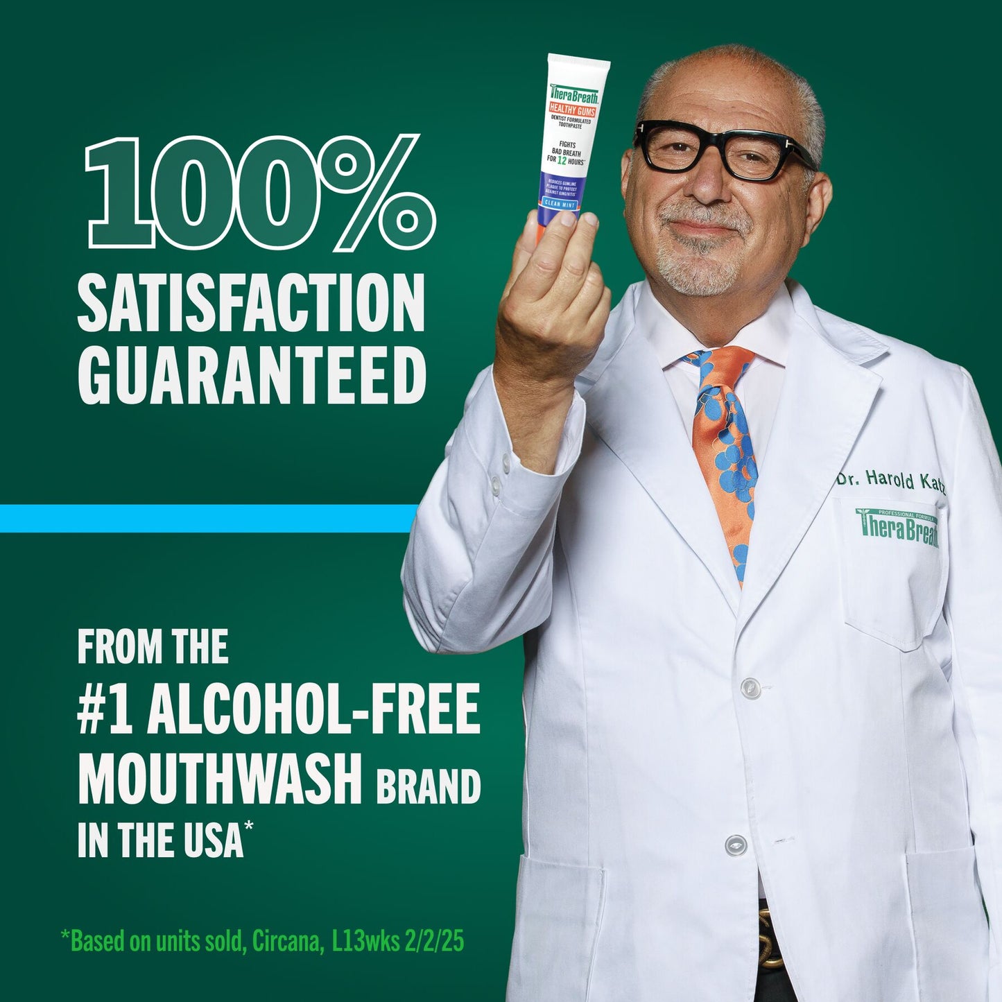 TheraBreath Sensitive Toothpaste, 24/7 Sensitivity Relief (1), With Fluoride for Anticavity Protection, Gentle Mint, 4 Oz