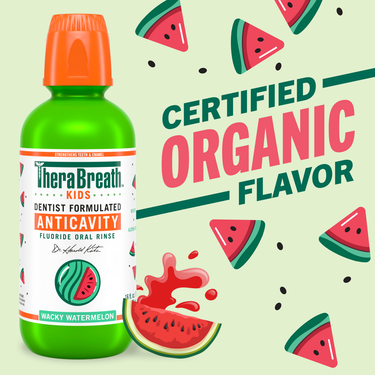 Anticavity Oral Rinse | Wacky Watermelon | TheraBreath