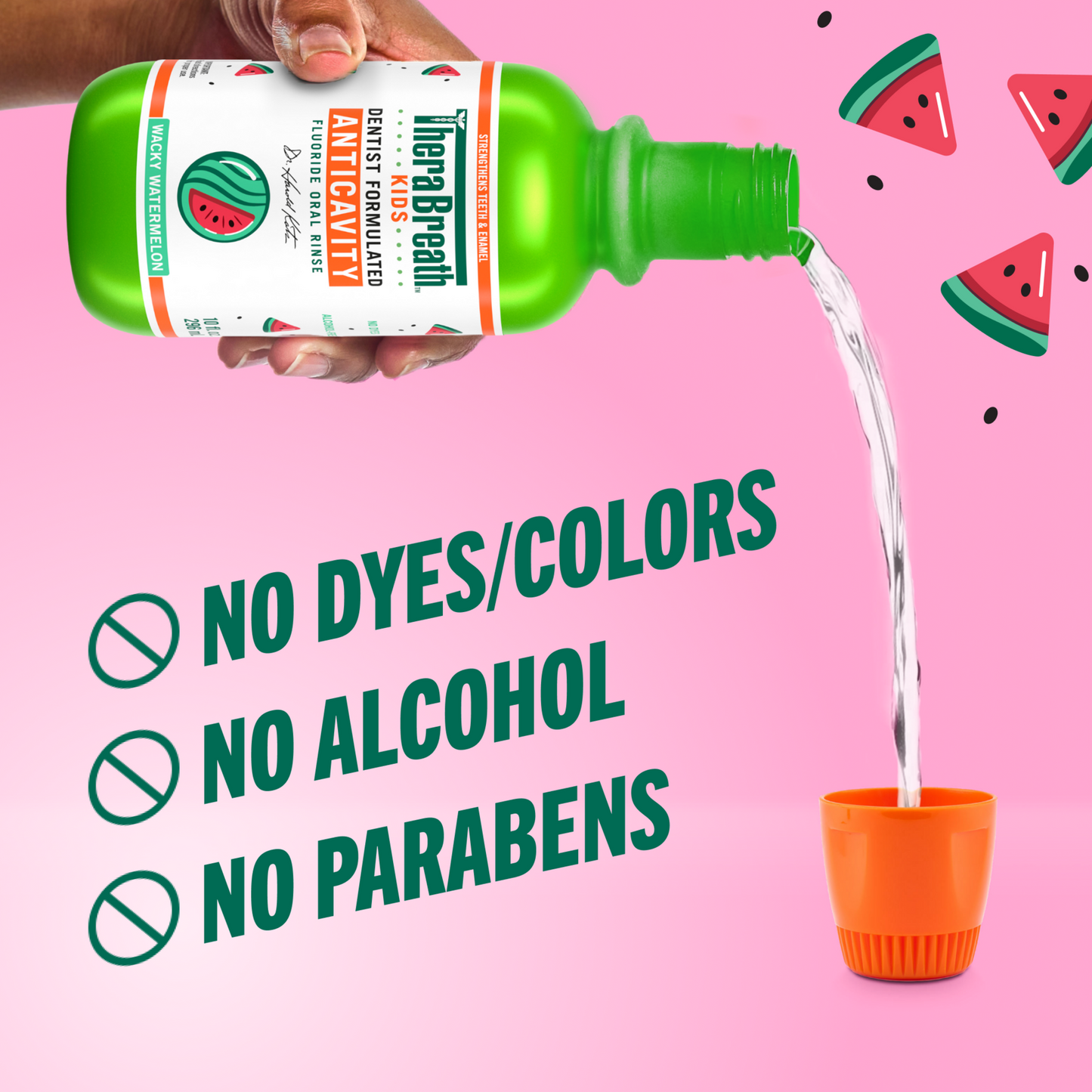 For Kids! Anticavity Oral Rinse - Wacky Watermelon