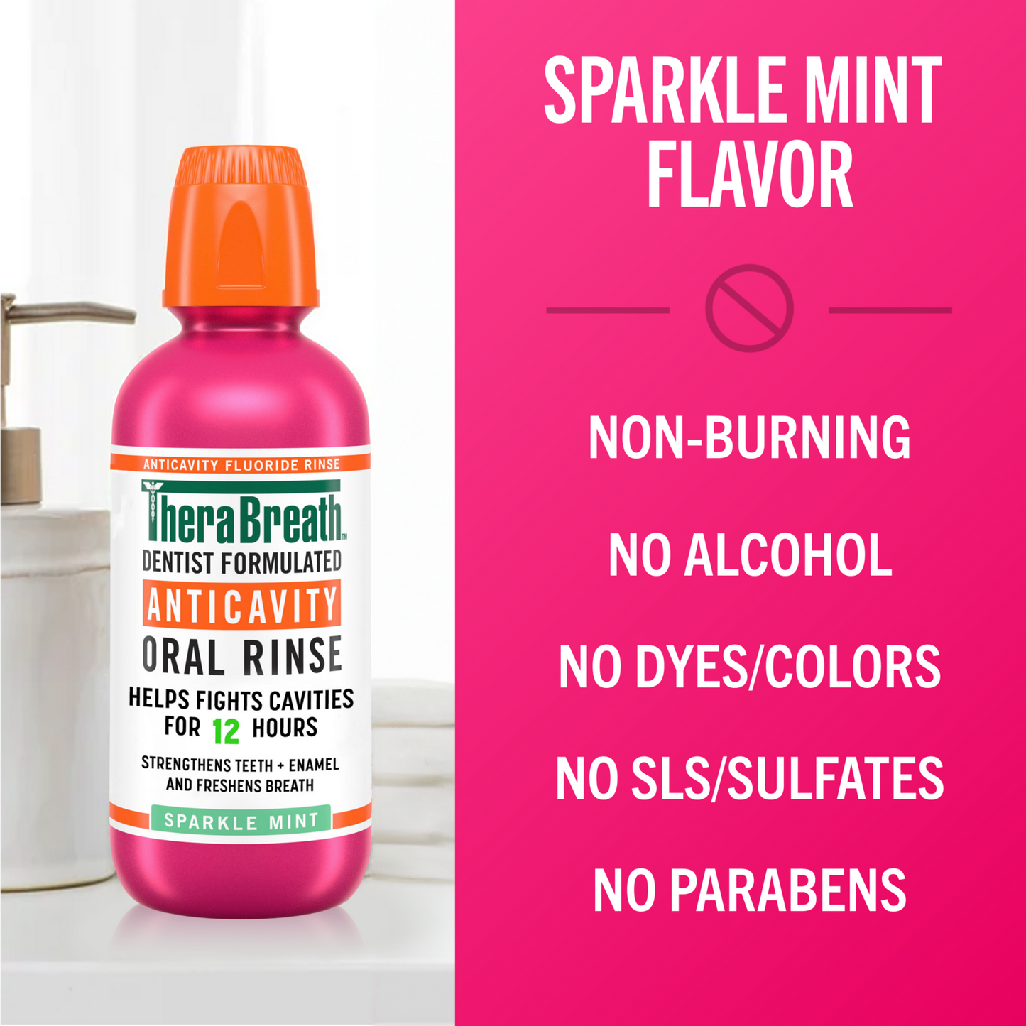 Anticavity Oral Rinse - Sparkle Mint