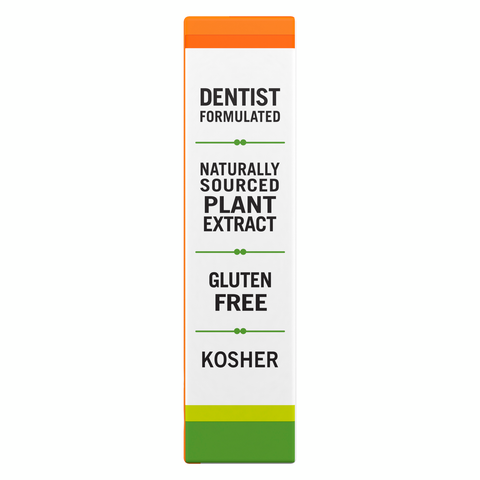 Dentist formulated, naturally sourced plant extract, gluten free, and kosher