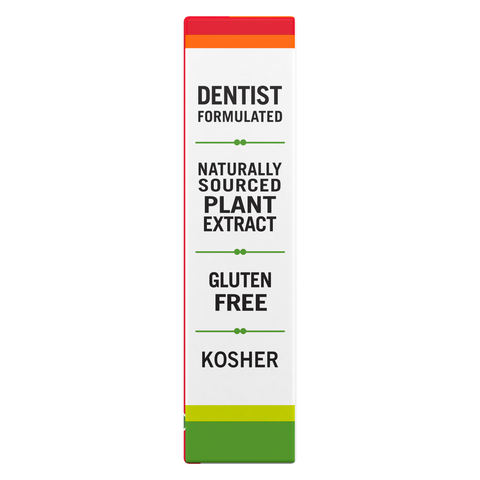 Dentist formulated, naturally sourced plant extract, gluten free, and kosher