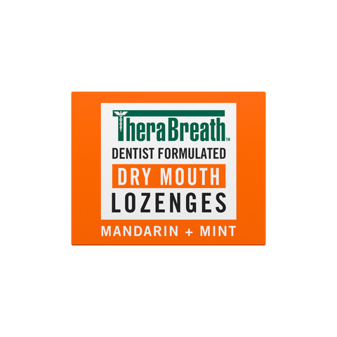 TheraBreath Dry Mouth Lozenges in Mandarin Mint