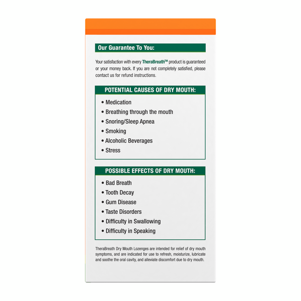 Dry Mouth Lozenges | Mandarin Mint | TheraBreath