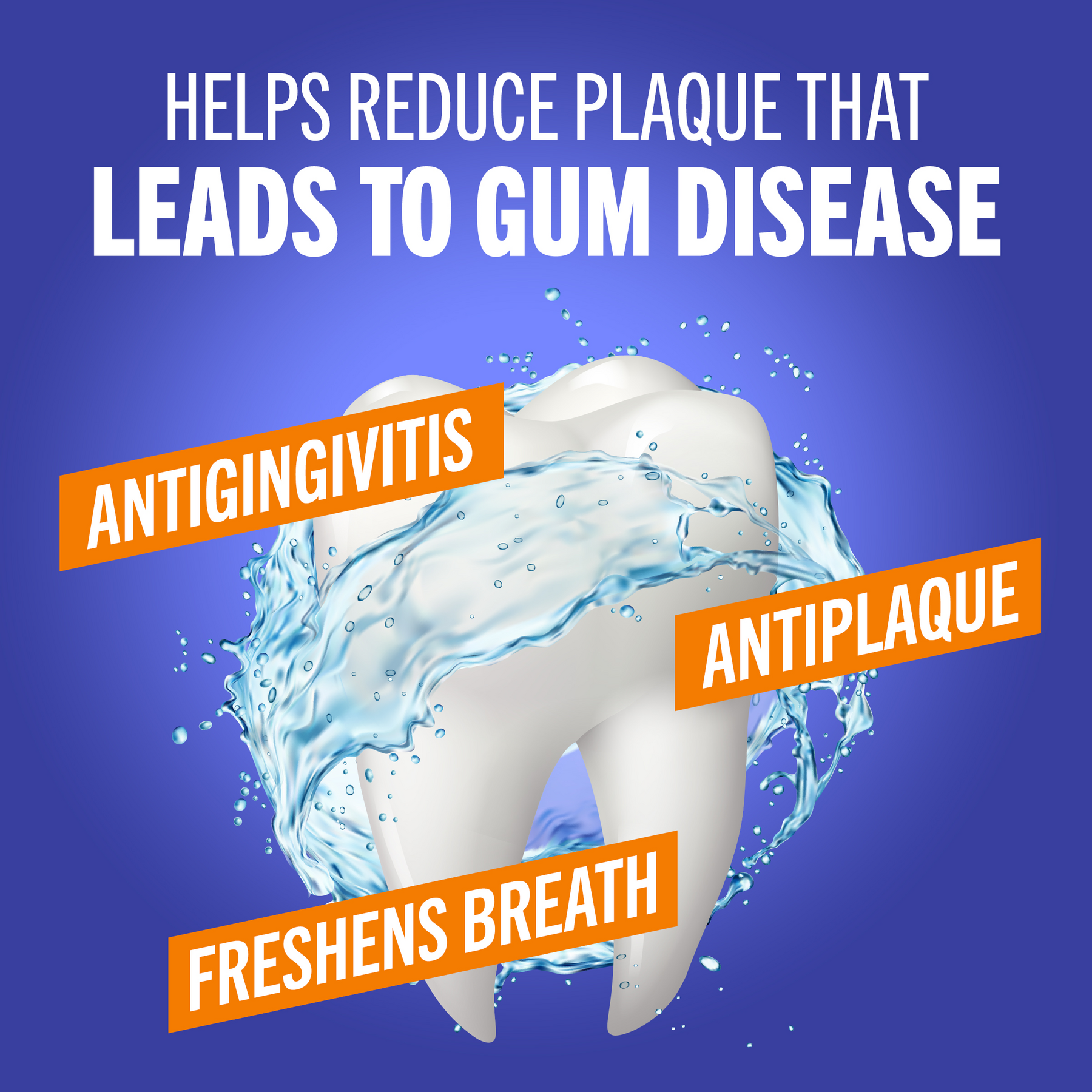 TheraBreath helps reduce plaque that leads to gum disease, antigingivitis, antiplaque and freshens breath.