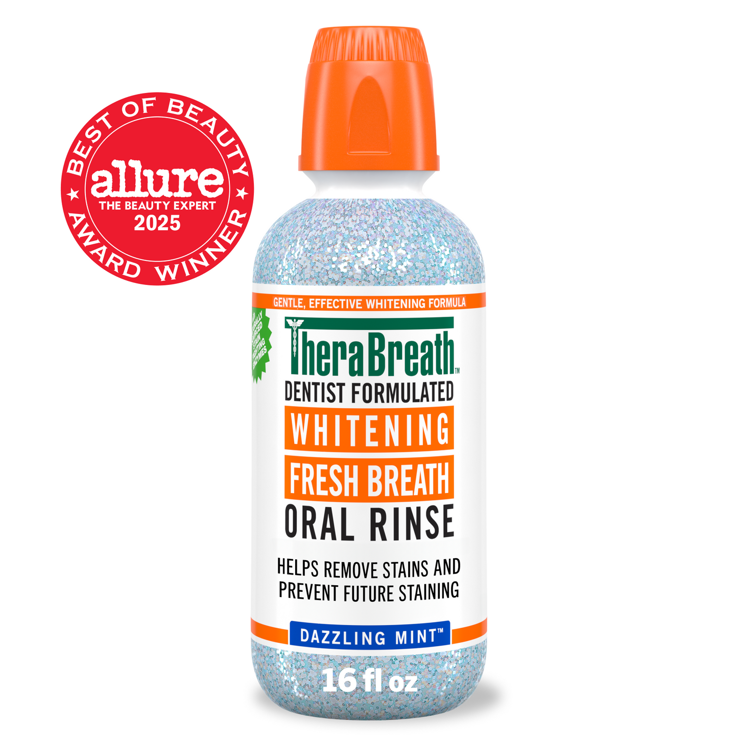 Whitening Fresh Breath Oral Rinse - Dazzling Mint