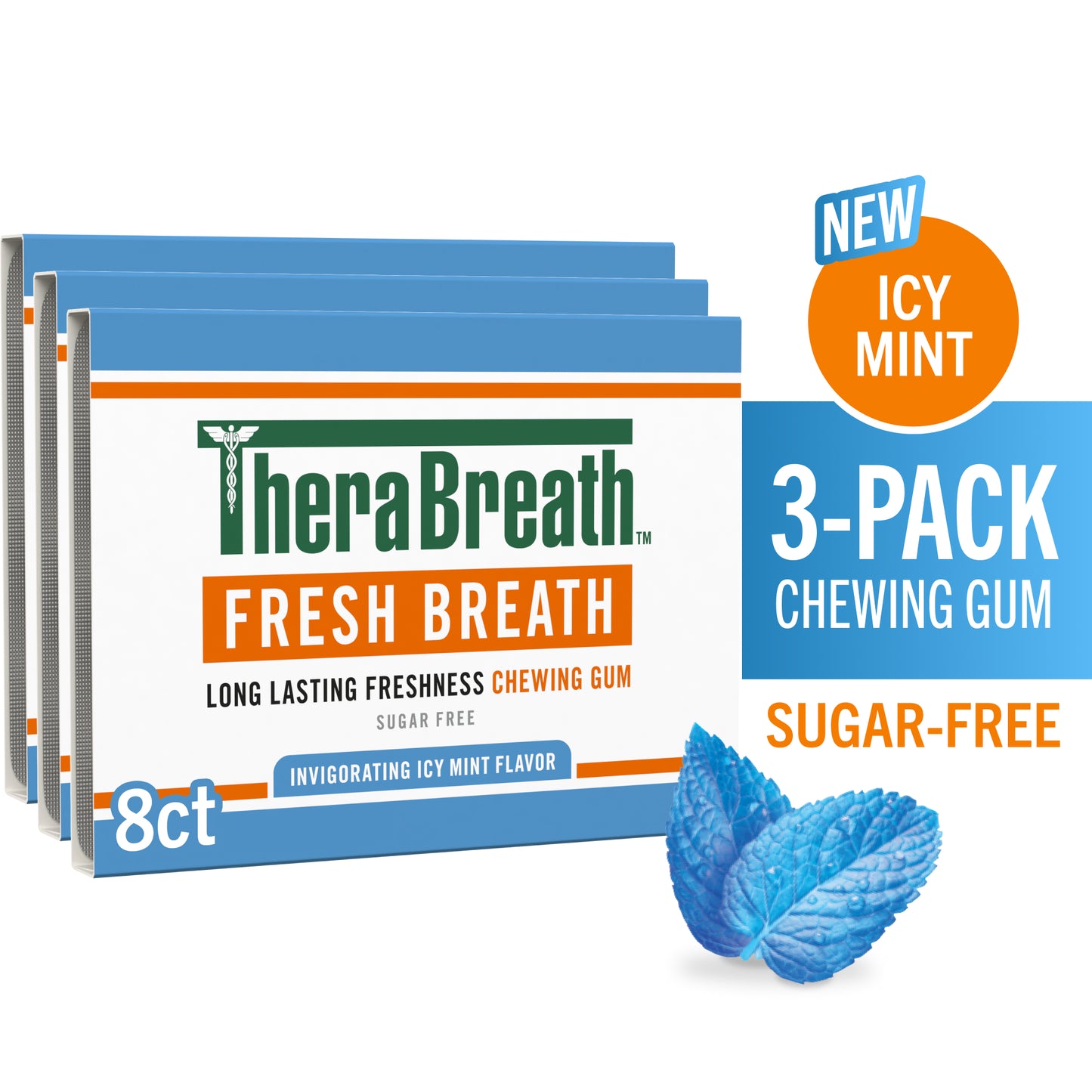 Stay Icy Bundle: 2 Mouthwash & 1 Pack Gum in Invigorating Icy Mint