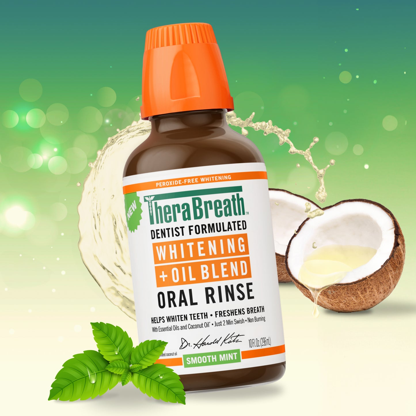 Whitening + Oil Blend Oral Rinse – Smooth Mint