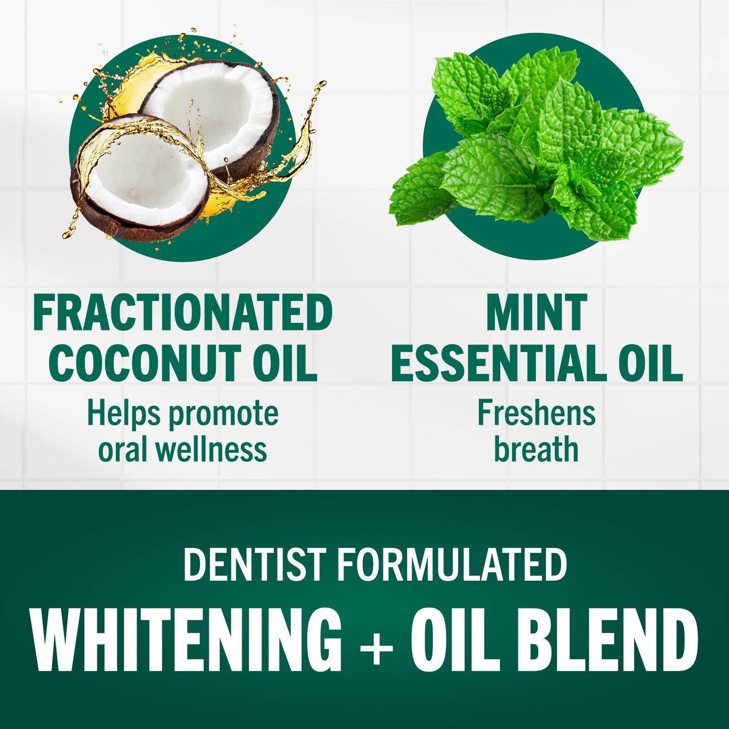 Whitening + Oil Blend Oral Rinse – Smooth Mint