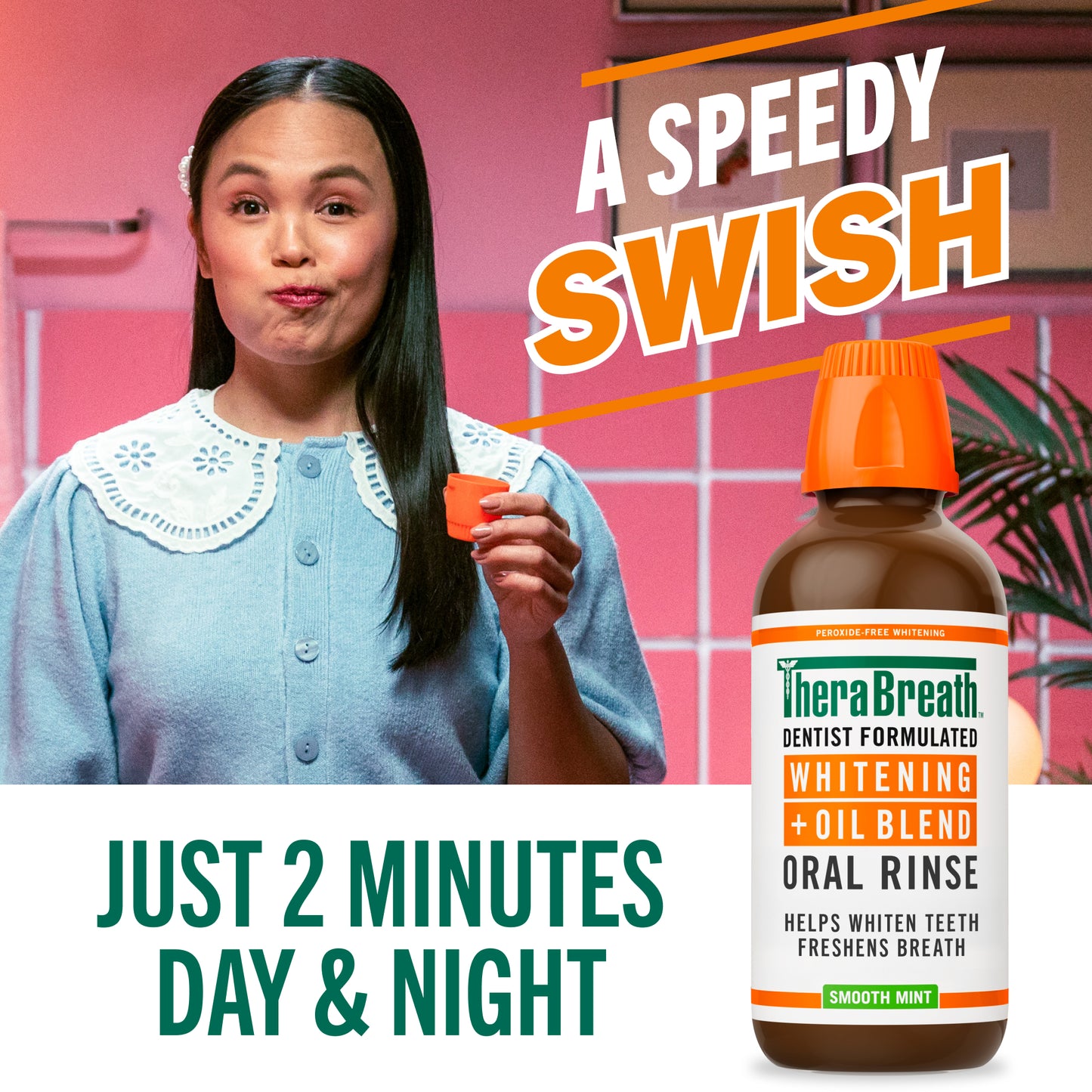 Whitening + Oil Blend Oral Rinse – Smooth Mint