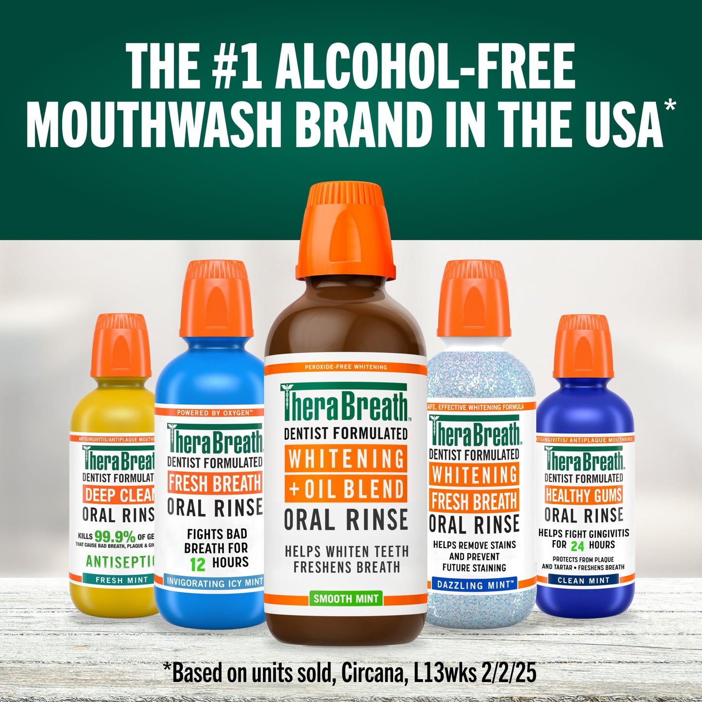 Whitening + Oil Blend Oral Rinse – Smooth Mint