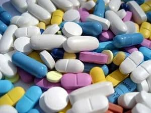 A bunch of different prescription pills