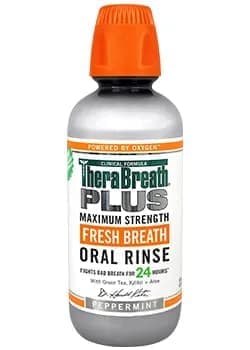 TheraBreath PLUS Oral Rinse - Maximum Strength Mouthwash