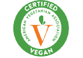 Certified Vegan by the American Vegetarian Association