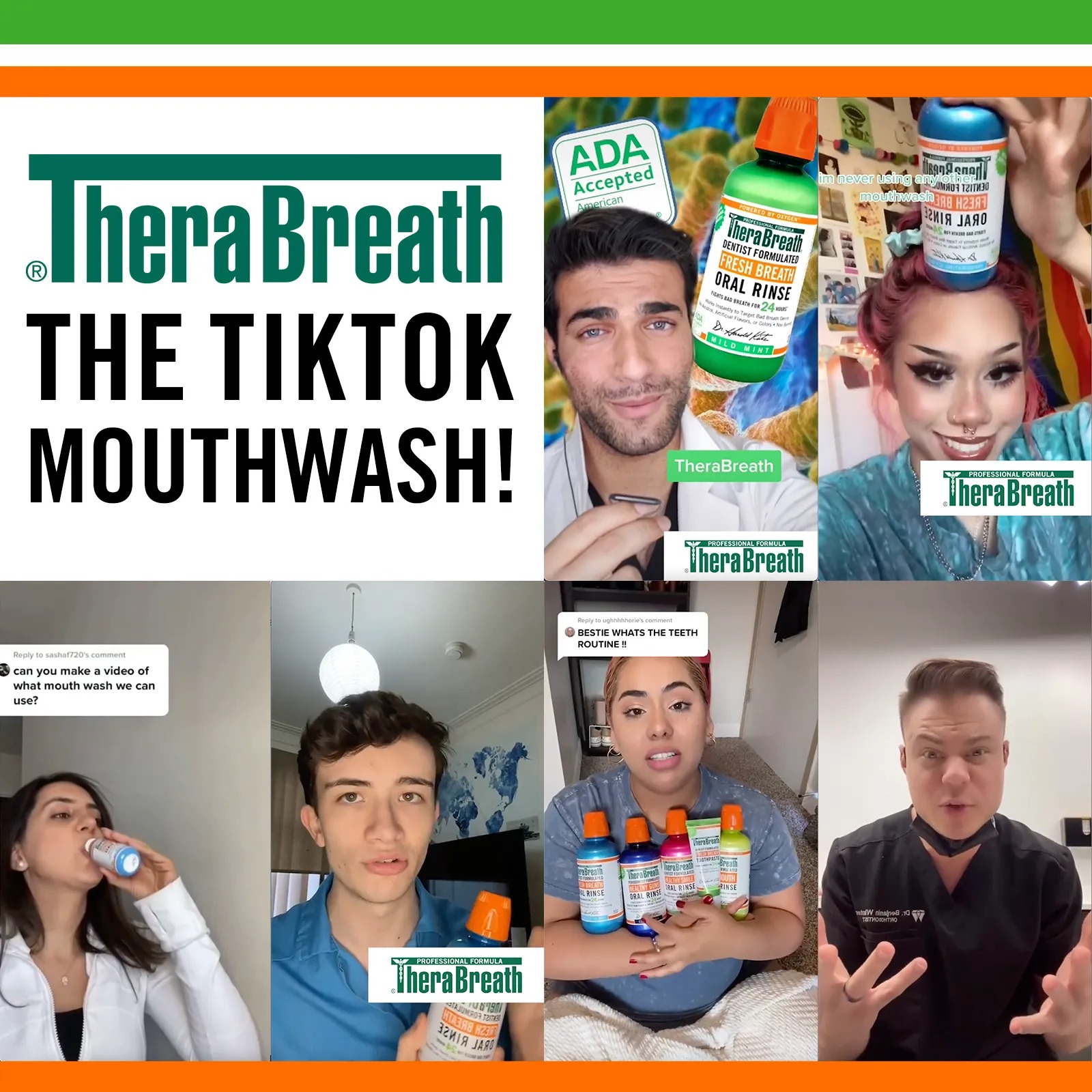 TikTok influencers promoting Therabreath
