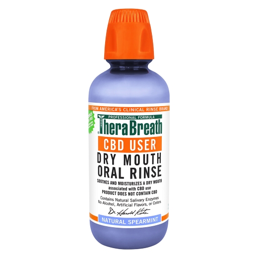 CBD Users Oral Rinse - Natural Spearmint, 16oz