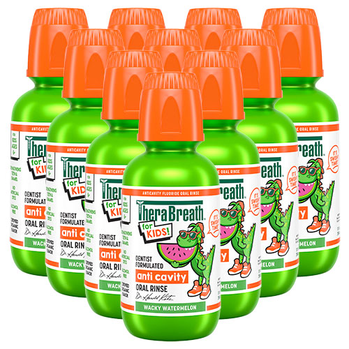 For Kids! Anti Cavity Oral Rinse - Wacky Watermelon, 10oz (12 Pack)