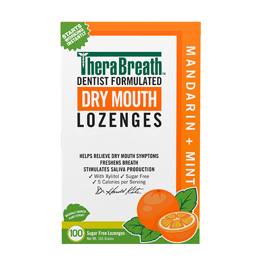 Dry Mouth Lozenges - Mandarin Mint, 100pc 