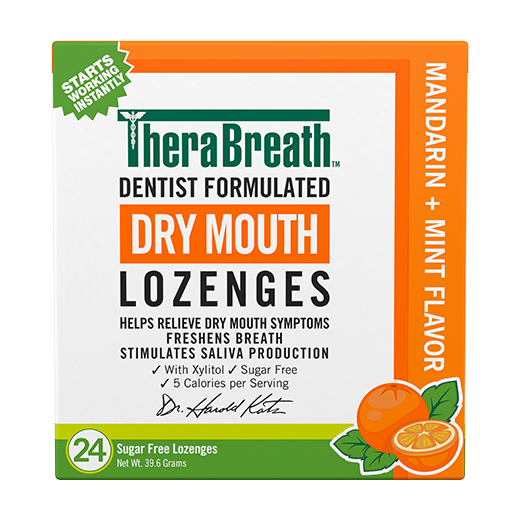 Dry Mouth Lozenges - Mandarin Mint, 24pc