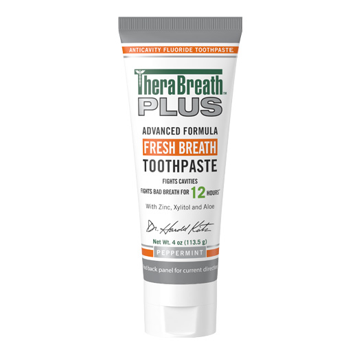 PLUS Fresh Breath Toothpaste - Peppermint, 4oz