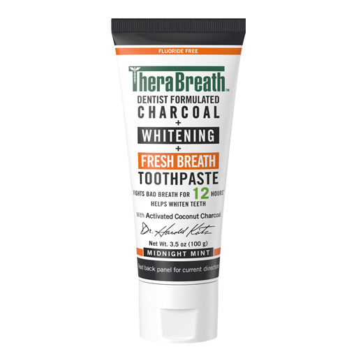 Whitening + Fresh Breath Charcoal Toothpaste - Midnight Mint, 3.5oz